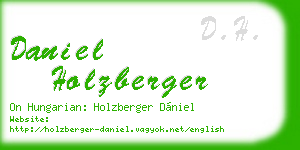 daniel holzberger business card
